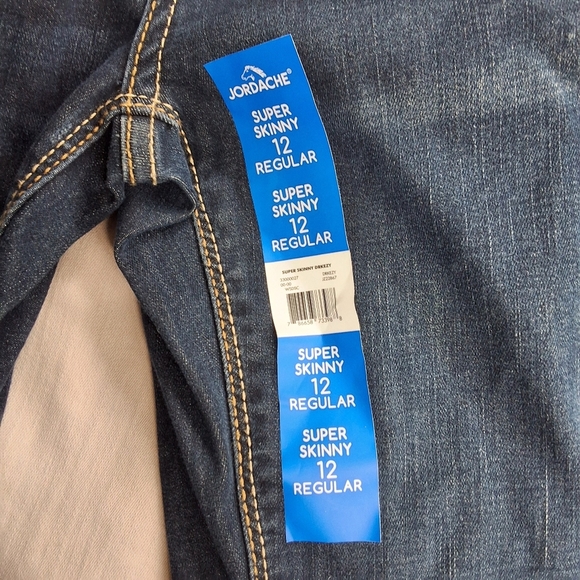 Jordache Kids Super Skinny Jeans - Blue - Picture 3 of 17